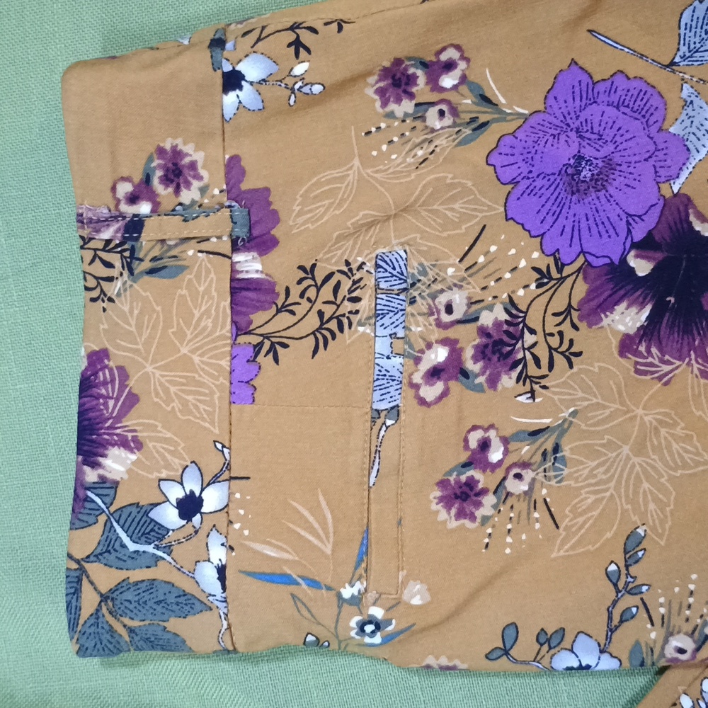 SHARP LADIES SZ LG JULES AND LEOPOLD FLORAL PANT - Picture 2 of 8